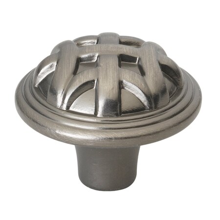 Gliderite Hardware 1-1/4 in. Pewter Braided Cabinet Knob, 10PK 82115-BP-10
